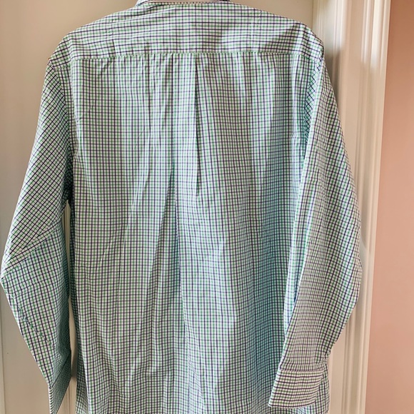 NEW LONG SLEEVE MENS PLAID SHIRT SIZE 16 32/33 - Picture 4 of 7